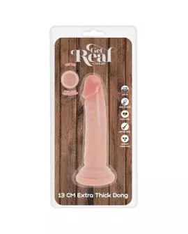 GET REAL - DELUXE DICKER DOPPELDICHTER TPE-PENDIGES, 13 CM