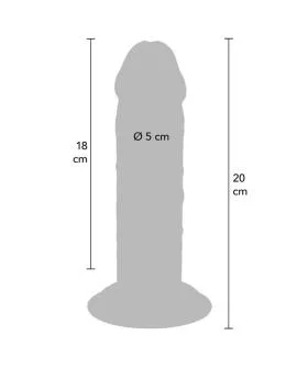 GET REAL - DELUXE DICKER DOPPELDICHTER TPE-PENDIGES 20 CM