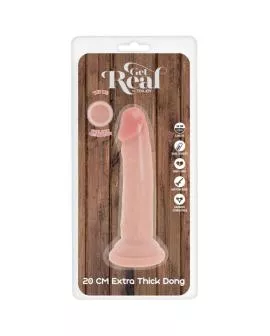 GET REAL - DELUXE DICKER DOPPELDICHTER TPE-PENDIGES 20 CM
