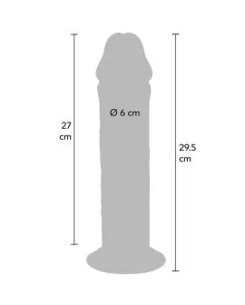 GET REAL - DELUXE THICK DOUBLE-DENSITY TPE DONG 29.5 CM