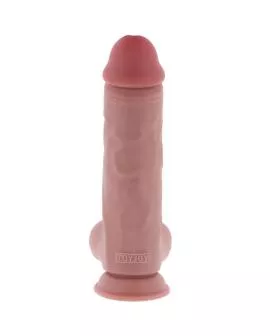 GET REAL - DELUXE REALISTIC PENIS WITH TESTICLES EXTRA THICK 25 CM