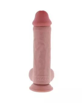 GET REAL - DELUXE REALISTIC PENIS WITH TESTICLES EXTRA THICK 28 CM