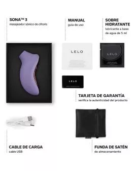 LELO - SONA 3 SONIC CLITORAL MASSAGER VIOLET DUSK