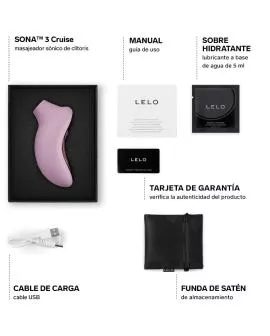 LELO - SONA 3 CRUISE SONIC KLITORALSAGER ZARTROSA