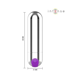 INTENSE - KAREN MINI WIEDERAUFLADBARER VIBRATIONSKUGEL SILBER