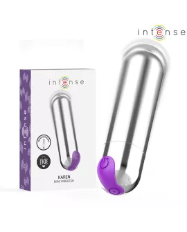 INTENSE - KAREN MINI WIEDERAUFLADBARER VIBRATIONSKUGEL SILBER