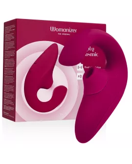 WOMANIZER - BLEND RABBIT VIBRATOR STIMULATOR VIBRANT PINK