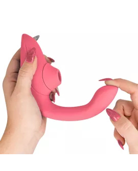WOMANIZER - BLEND RABBIT VIBRATOR STIMULATOR VIBRANT ROSE