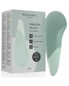 WOMANIZER - VIBE LAY-ON SILENT VIBRATOR SAGE