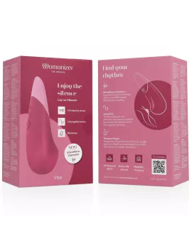 WOMANIZER - VIBE LAY-ON SILENT VIBRATOR DUSKY PINK