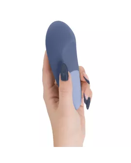 WOMANIZER - VIBE LAY-ON SILENT VIBRATOR DUNKELBLAU