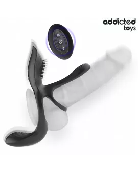 ADDICTED TOYS - DOBLE ANILLO PARA EL PENE CON ESTIMULADOR DE CLÍTORIS