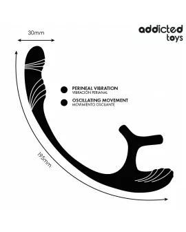 ADDICTED TOYS – ANALPLUG MIT VIBRATION, 360°-WELLUNG UND HODENSTIMULATOR