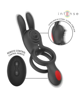 INTENSE - QUINN DOPPELVIBRATIONSRING MIT FERNBEDIENUNG