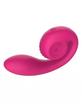 SNAIL VIBE - GIZI LITE DUAL G-SPOT & CLITORAL PINK VIBRATOR