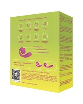 SNAIL VIBE - GIZI LITE DUAL G-SPOT & CLITORAL PINK VIBRATOR