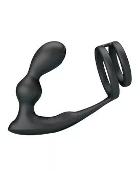 MR PLAY - VIBRIERENDER ANALPLUG MIT PENISRING UND FERNBEDIENUNG