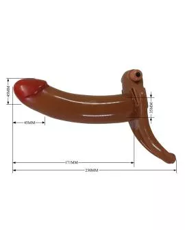 PRETTY LOVE - BRADDEN VIBRATING STRAP-ON