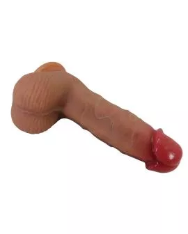 PRETTY LOVE - DUVALL REALISTISCHER DILDO MIT SAUGNAPF 19,3 CM -Ø- 4,5 CM