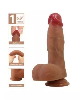 PRETTY LOVE - DUVALL REALISTISCHER DILDO MIT SAUGNAPF 19,3 CM -Ø- 4,5 CM