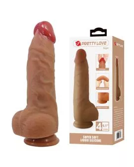 PRETTY LOVE - NAJM REALISTISCHER DILDO MIT SAUGNAPF 23,2 CM -Ø- 5,5 CM