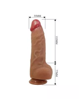 PRETTY LOVE - NAJM REALISTISCHER DILDO MIT SAUGNAPF 23,2 CM -Ø- 5,5 CM