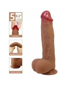 PRETTY LOVE - ORTON REALISTISCHER DILDO MIT SAUGNAPF 23,5 CM -Ø- 4,9 CM
