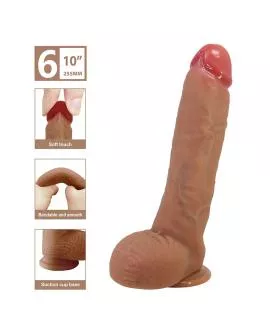 PRETTY LOVE - MENDEL REALISTISCHER DILDO MIT SAUGNAPF 25,5 CM -Ø- 5,6 CM