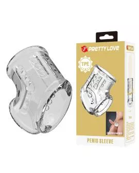 PRETTY LOVE - KURZE TRANSPARENTE PENISHÜLLE