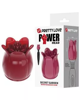 PRETTY LOVE - SECRET GARDEN PINK MASSAGEKOPF