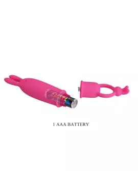 PRETTY LOVE - DELIA RABBIT VIBRATOR MIT WIDERSTANDSRING
