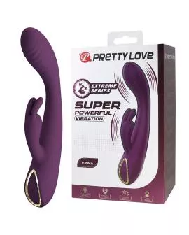 PRETTY LOVE - EMMA RABBIT LILA VIBRATOR MIT STIMULATOR