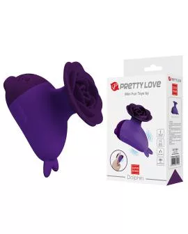 PRETTY LOVE - DOLPHIN MINI VIBRATOR MIT CLIP