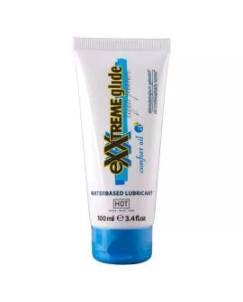HOT - EXTRA GLEITENDES GLEITMITTEL AUF WASSERBASIS + KOMFORTÖL A+ 100 ML