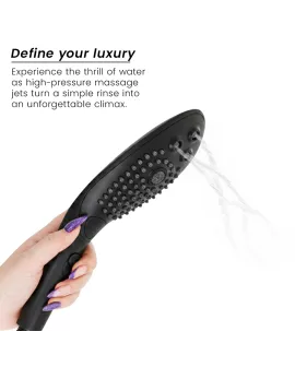 WOMANIZER - WAVE KLITORALSTIMULIERENDER DUSCHKOPF SCHWARZ