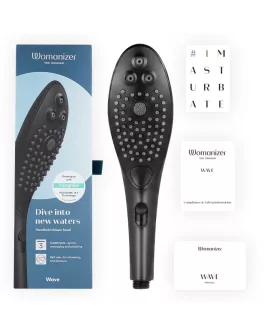 WOMANIZER - WAVE KLITORALSTIMULIERENDER DUSCHKOPF SCHWARZ