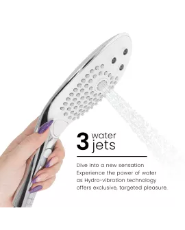 WOMANIZER - WAVE KLITORALSTIMULIERENDER DUSCHKOPF CHROM