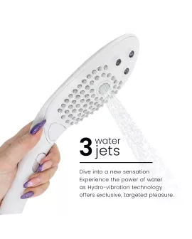 WOMANIZER - WAVE KLITORALSTIMULIERENDER DUSCHKOPF WEISS