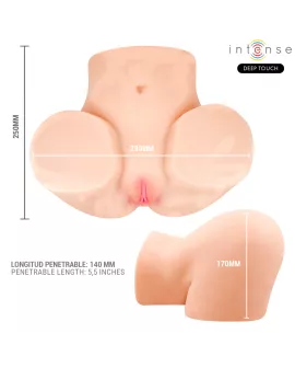 INTENSE DEEP TOUCH – GINGER ANAL- UND VAGINALMASTURBATOR MIT SAUG-, WÄRME-, VIBRATIONS- UND STIMMEFFEKTEN MIT FERNBEDIENUNG 5,3 KG