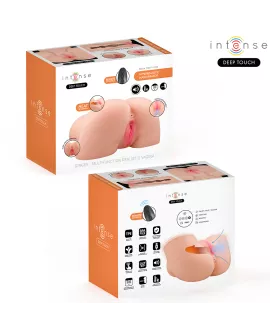 INTENSE DEEP TOUCH – GINGER ANAL- UND VAGINALMASTURBATOR MIT SAUG-, WÄRME-, VIBRATIONS- UND STIMMEFFEKTEN MIT FERNBEDIENUNG 5,3 KG