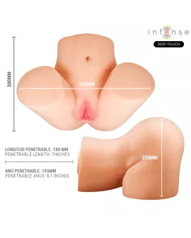 INTENSE DEEP TOUCH - JULIA ANAL- UND VAGINALMASTURBATOR MIT SAUG-, WÄRME-, VIBRATIONS- UND SPRACHEFFEKTEN SOWIE FERNBEDIENUNG, 9 KG