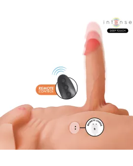 INTENSE DEEP TOUCH - MARTY-TORSO MIT ANUS UND REALISTISCHEM DILDO MIT DRUCK- UND VIBRATIONSMÖGLICHKEITEN, FERNBEDIENUNG, 6,2 KG