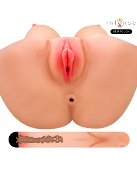 INTENSE DEEP TOUCH - VERO TORSO ANUS UND VAGINA MIT SAUG-, WÄRME-, VIBRATIONS- UND STIMMEFFEKTEN MIT FERNBEDIENUNG 5,5 KG