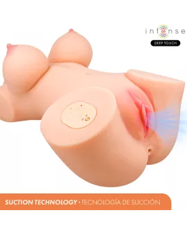 INTENSE DEEP TOUCH - VERO TORSO ANUS UND VAGINA MIT SAUG-, WÄRME-, VIBRATIONS- UND STIMMEFFEKTEN MIT FERNBEDIENUNG 5,5 KG