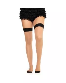 LEG AVENUE - 1963 SPANDEX-STRÜMPFE MIT NÄHTEN IM HINTERTEIL, SCHWARZ - EINHEITSGRÖSSE