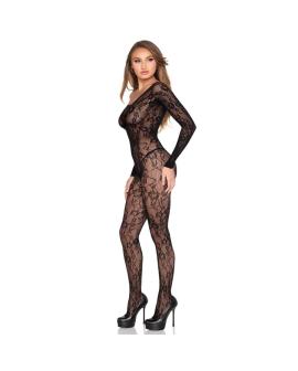 LEG AVENUE - 89366 SPITZEN-DESSOUS-BODYSTOCKING, SCHWARZ - EINHEITSGRÖSSE