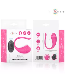 INTENSE - OLIVIA PINK VIBRATIONS-EI MIT FERNBEDIENUNG
