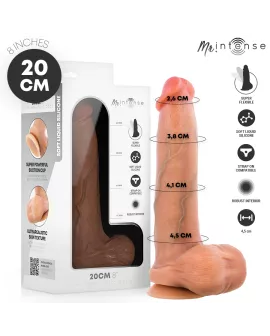 MR INTENSE - BRUCE M SILIKONDILDO MIT HODEN 20 CM -Ø- 4,5 CM
