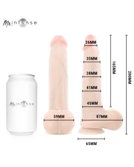 MR INTENSE - BRUCE M SILIKONDILDO MIT HODEN 20 CM -Ø- 4,5 CM