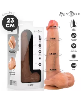 MR INTENSE - BRUCE L DILDO SILICONA 23 CM -Ø- 5.2 CM